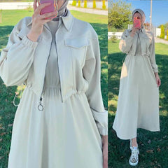 Revayat Winter Zipper Coaty 2-Piece