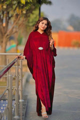 Revayat Velvet Kaftan