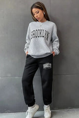 Revayat Grey BROOKLYN Printed 2 Pieces Co-Ord Sets For Women