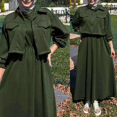 Revayat Winter Zipper Coaty 2-Piece