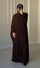Brown Abaya with Stroller