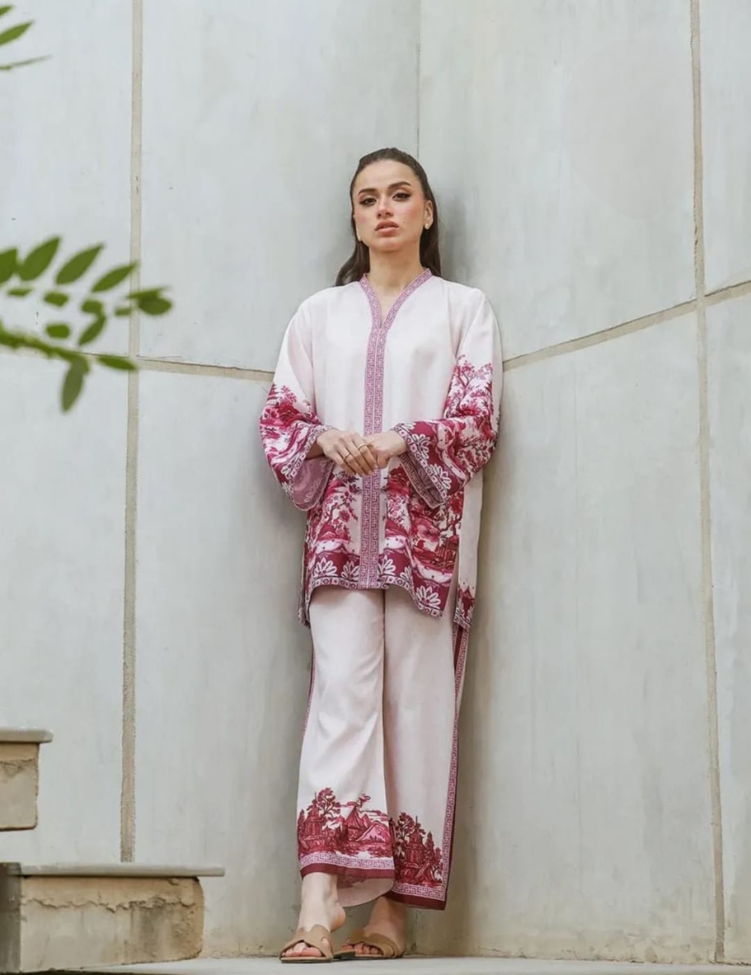 2 Piece - Printed Co-Ord Set Front & Back Design